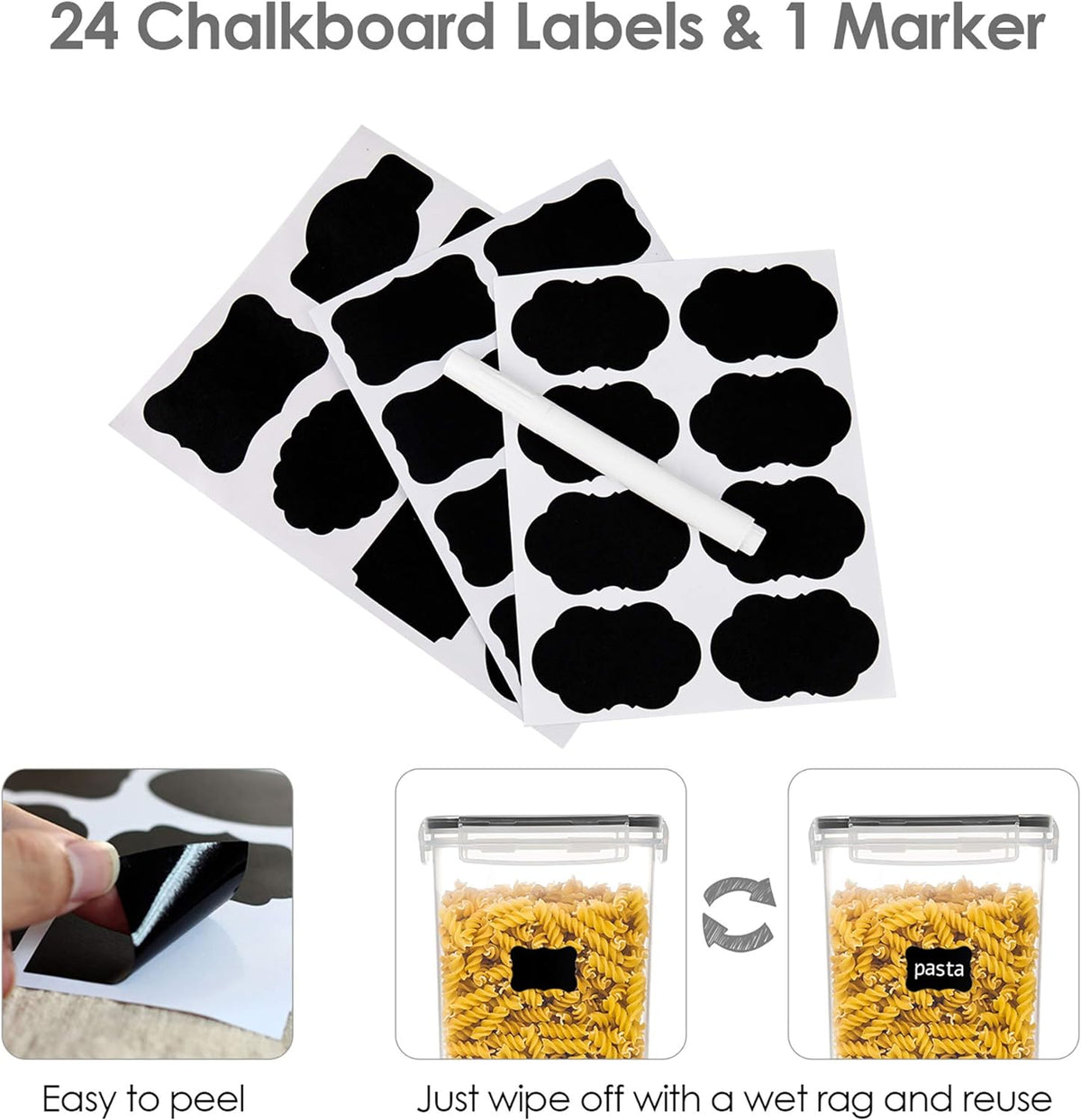 Airtight Food Storage Containers with Lids, 7 PCS