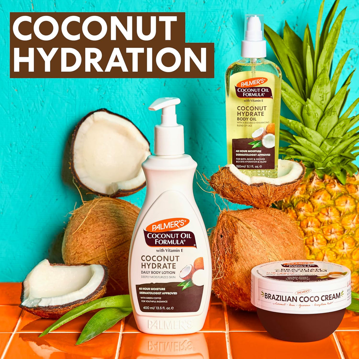 Firming Body Cream, Brazilian Coco Coconut Oil Formula (8.8 Fl Oz)