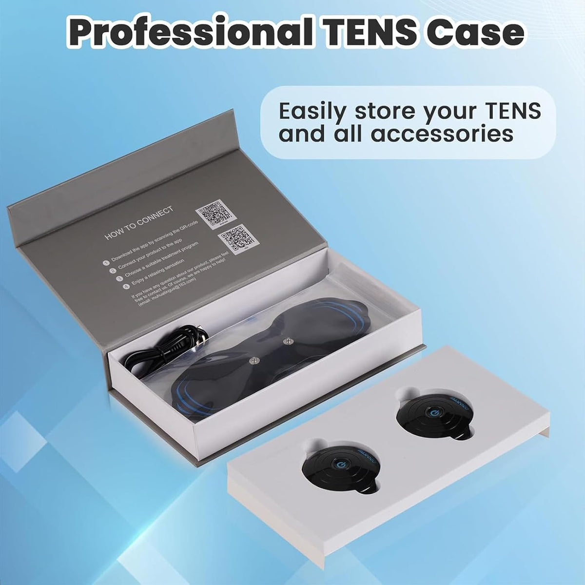 12 Modes Wireless TENS Unit Muscle Stimulator for Pain Relief