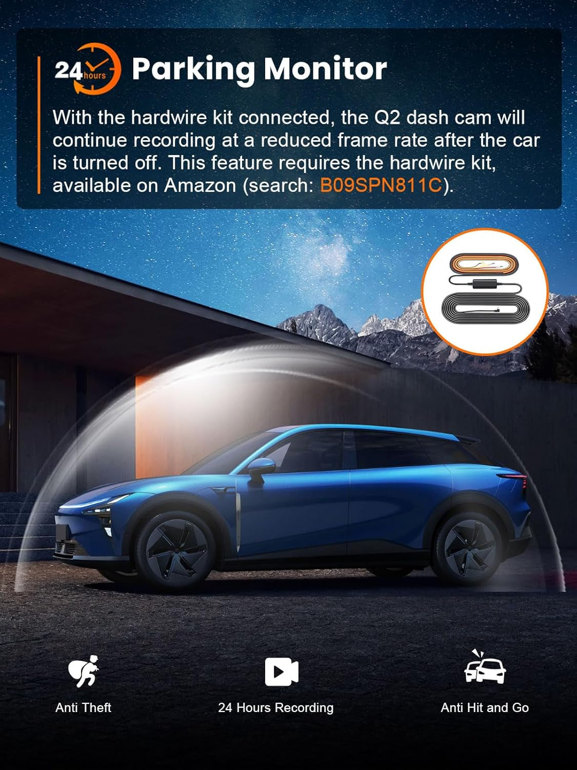 4K Dash Cam Front, 5Ghz Wifi, 32GB Card Included, Mini Dashcam