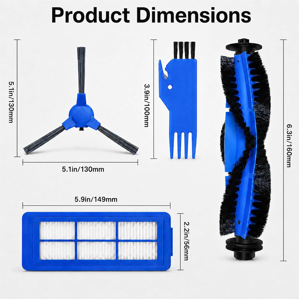 Accessories Compatible for Eufy 11S Max, 30C Max, 15C Max