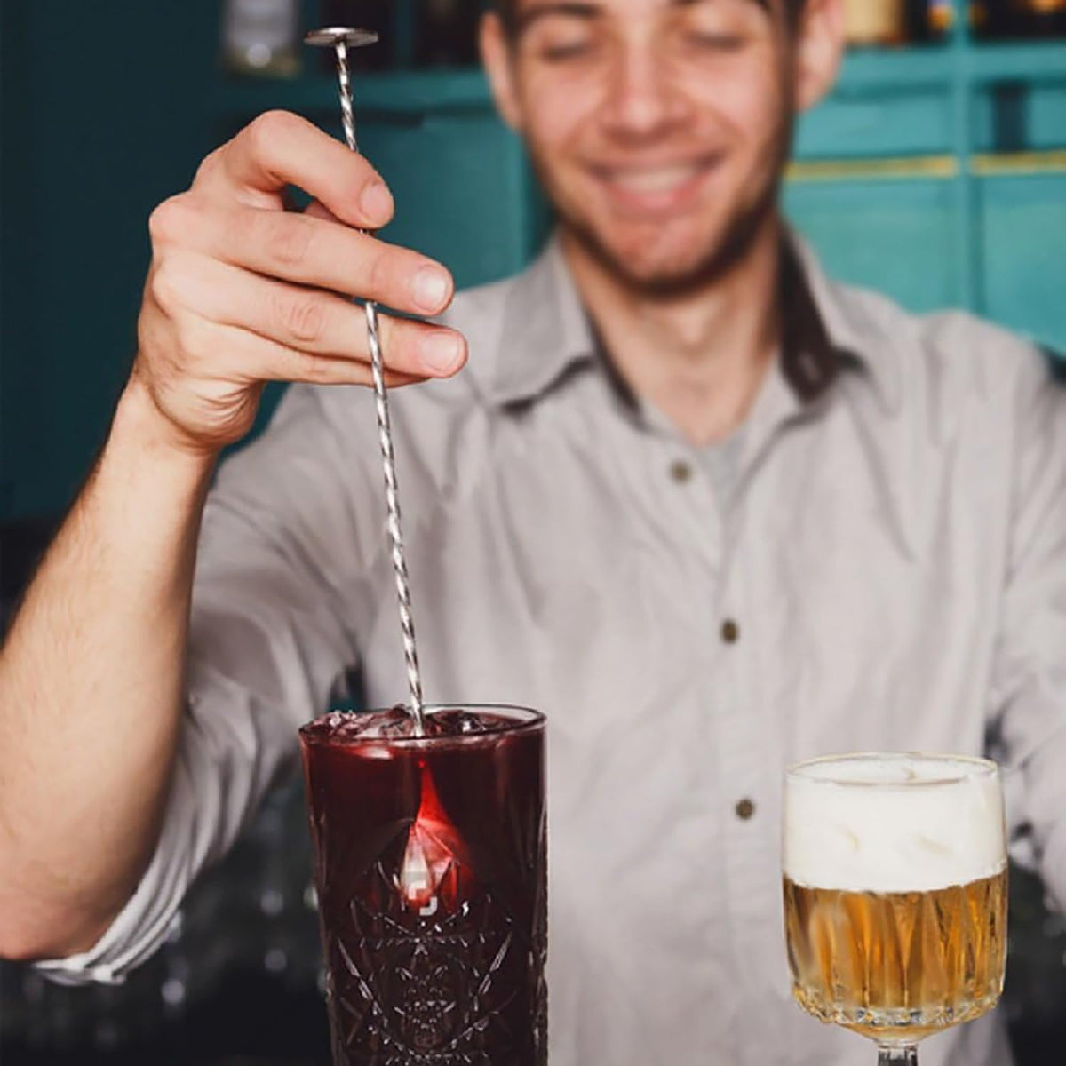 6-Piece Cocktail Shaker Set, Bartender Kit, Drink Shaker, Bar Set