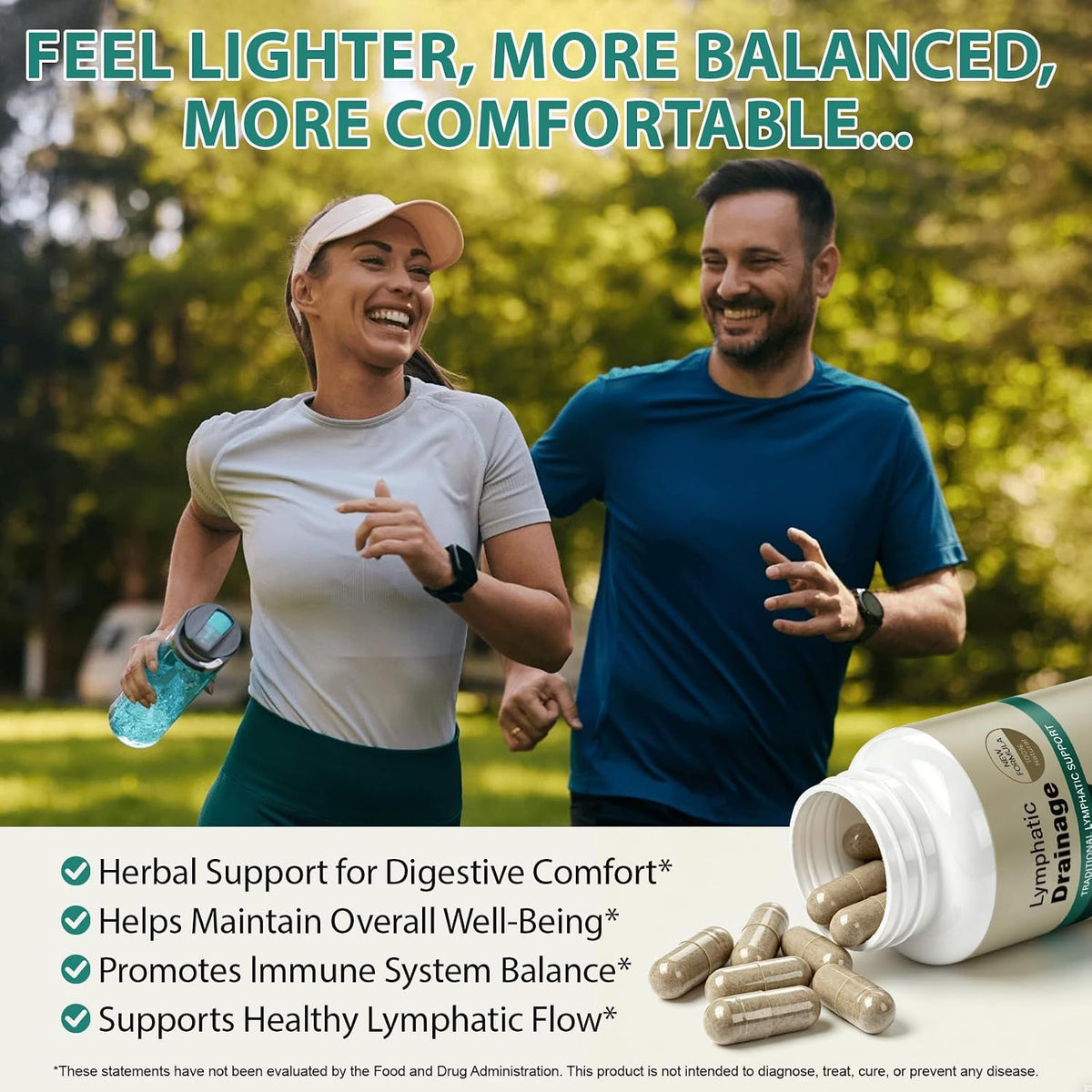 Lymphatic Drainage Supplements, Lymphatic Drainage Capsules for Immune