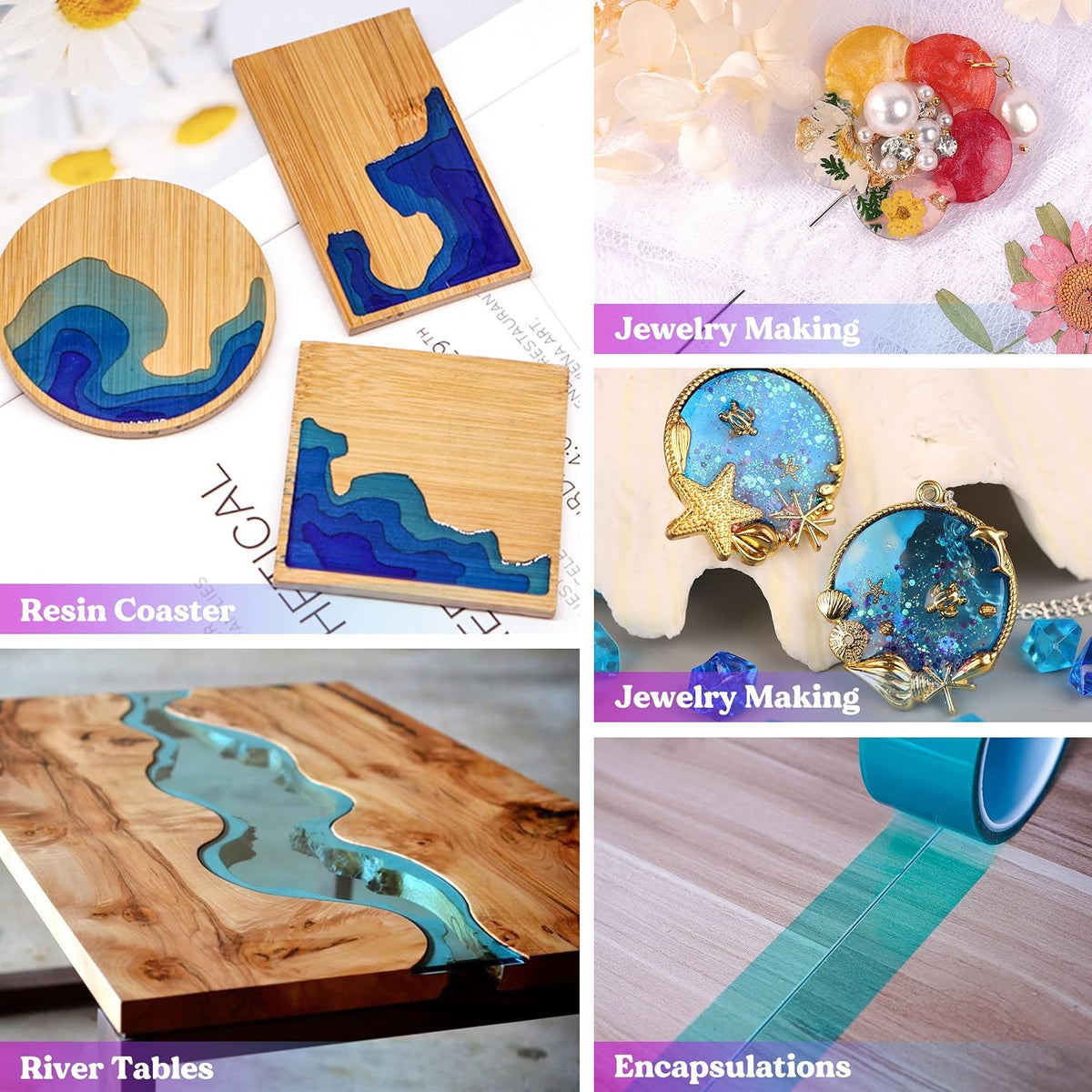 Epoxy Resin Tape, 2 in X 108 Ft, Heat-Resistant Release Tape