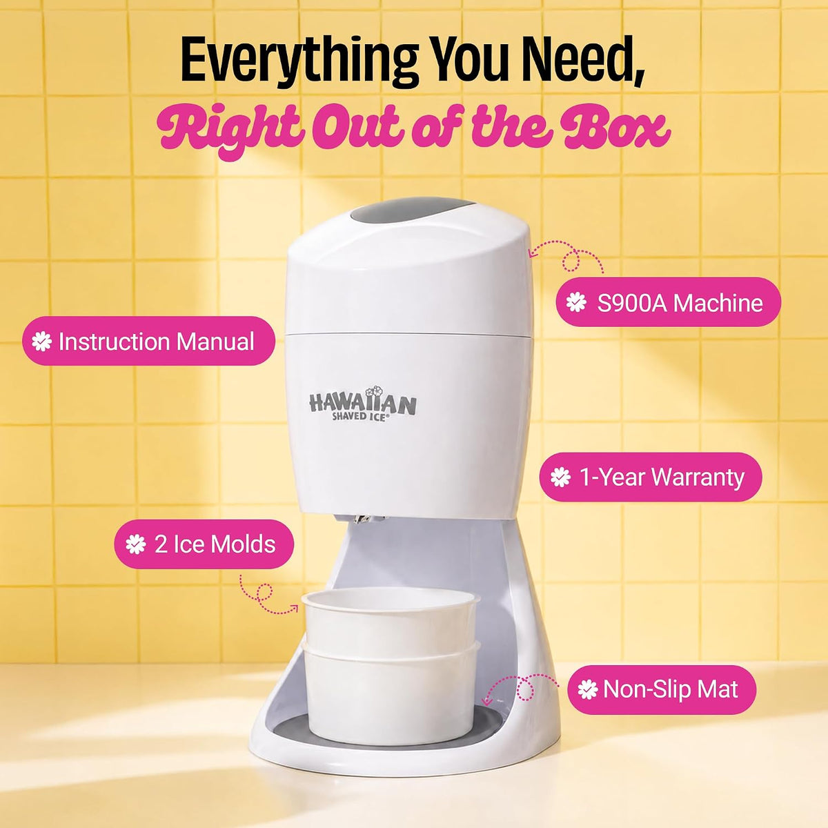 Machine S900A, White