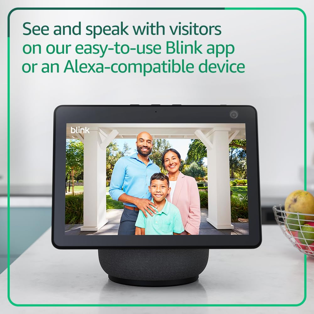 Video Doorbell – Head-To-Toe HD View, Two-Year Battery Life, and Simple Setup. Sync Module Core Included – System (White)