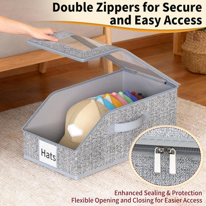 Stackable Hat Storage, Hat Organizer, Baseball Cap Organizer, Quick Access