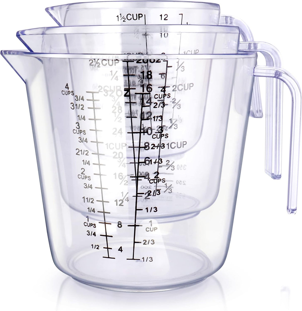 Measuring Cups Set, Liquid Measuring Cups for 3 for Kitchen