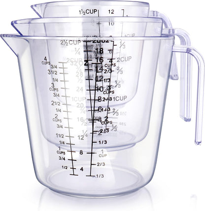 Measuring Cups Set, Liquid Measuring Cups for 3 for Kitchen