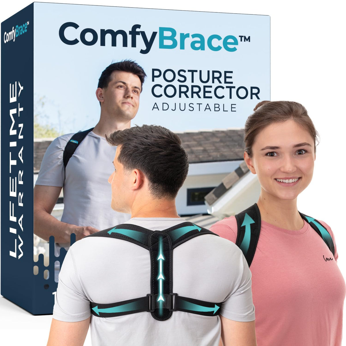 Posture Corrector for Men and Women, Back Brace Straightener