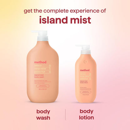Body Wash, Island Mist-Leaves Skin Feeling Soft & Moisturized, Made without Parabens, Notes of Hibiscus, Mango Nectar & Passion Fruit, 28 Fl Oz