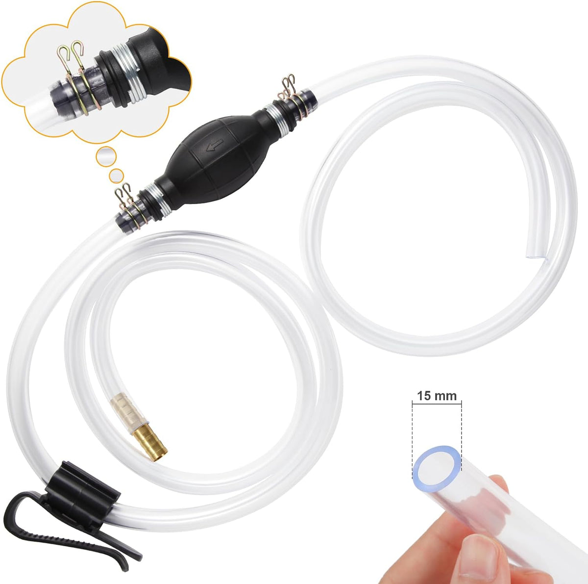 Gasoline Siphon Hose Pump, Hand Water Transfer Pump