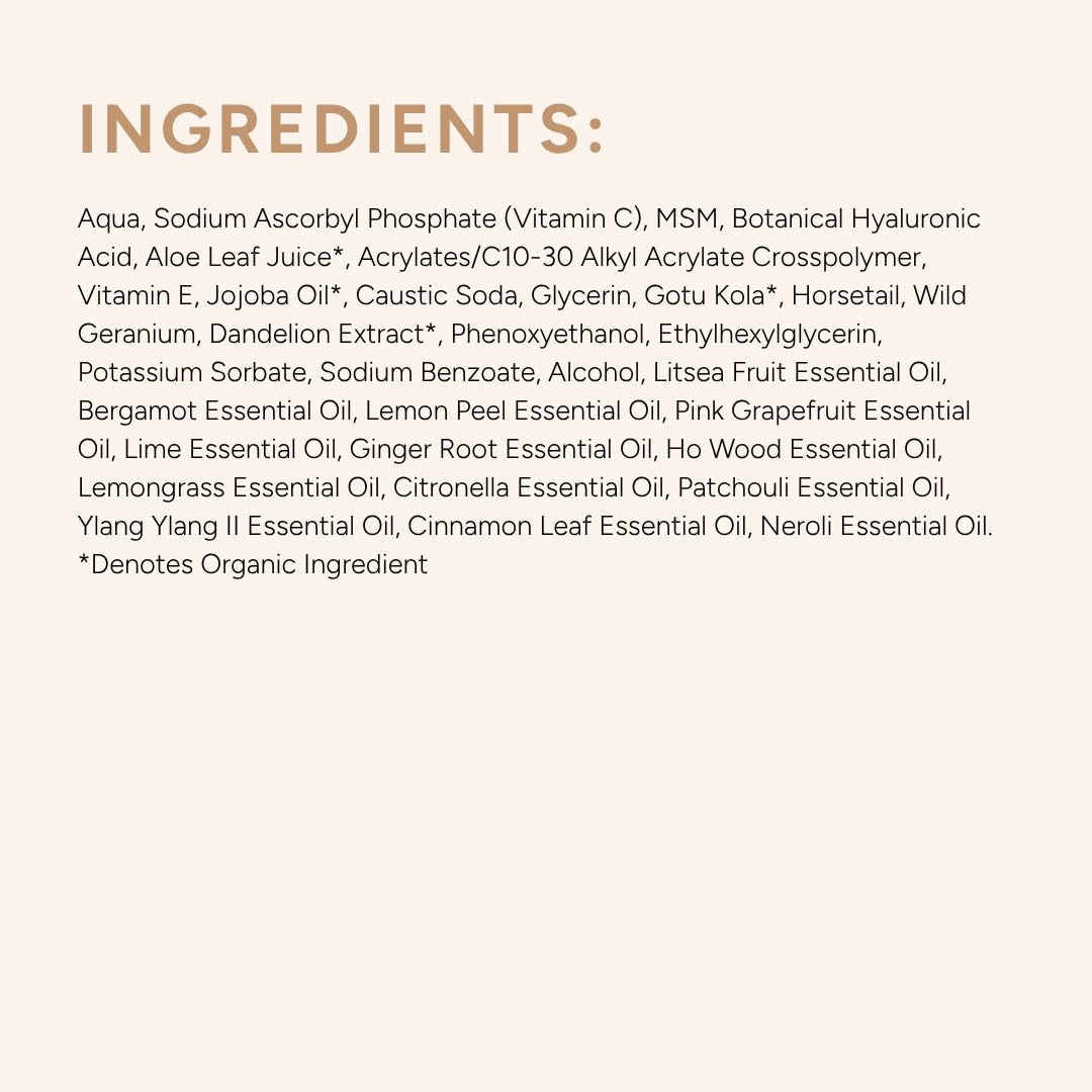 Vitamin C Serum for Face – Brightening & Hydrating Facial Serum for Dark Spots, Fine Lines & Wrinkles, with Hyaluronic Acid, Vitamin E, Jojoba Oil & Aloe, for Women, 1 Oz