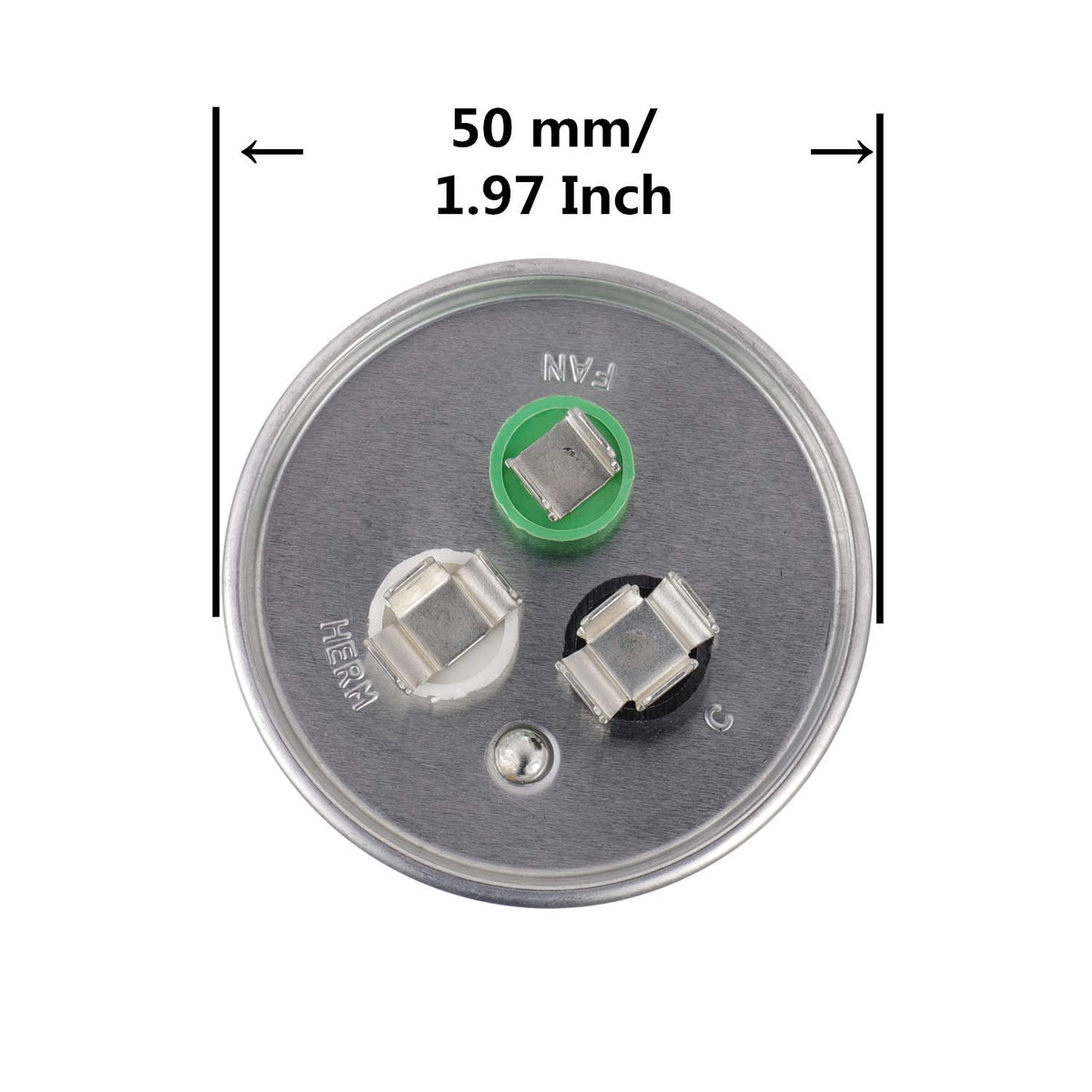 35+5Uf 35 5 MFD ±6% 370V/440V CBB65 Dual Run Circular Start Capacitor for AC Motor Run or Fan Start or Condenser Straight