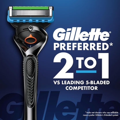 Fusion5 Proglide Men'S 5-Blade Razor Blade Refills with Precision Trimmer, 10 Count