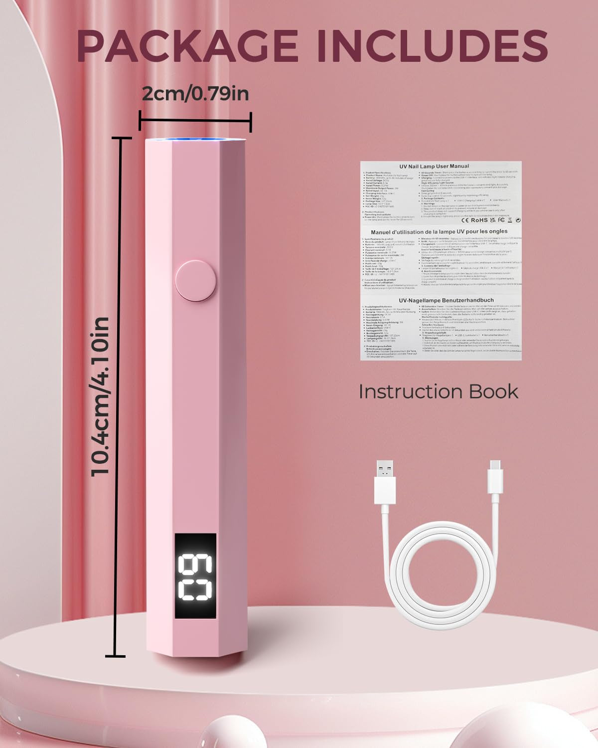 UV Nail Light Handheld UV Light for Nails