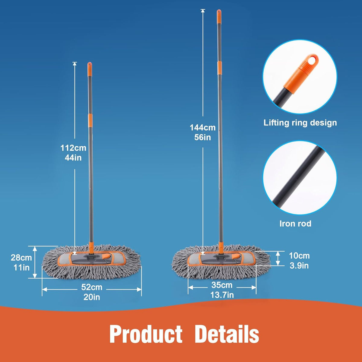 Microfiber Dust Mop for Hardwood Floor Cleaning