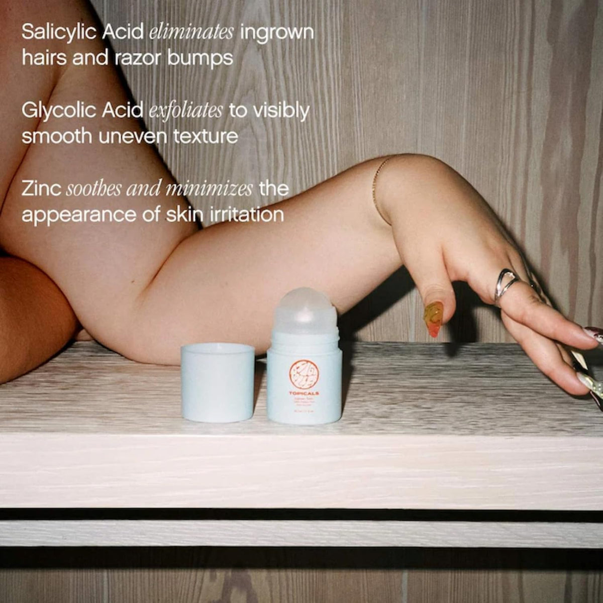 , High Roller Ingrown Hair Serum, Soothes Irritated Skin, 1.7 Fl Oz