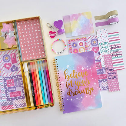 Dly Journal Kit for Girls Scrapbook Gifts for 8-12 Year Old Girl