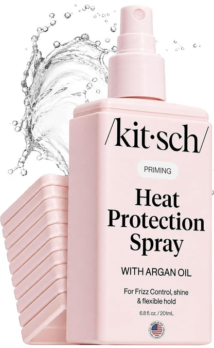 Heat Protection Spray for Hair - with Argan Oil 6.8Oz
