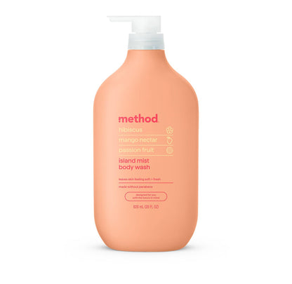 Body Wash, Island Mist-Leaves Skin Feeling Soft & Moisturized, Made without Parabens, Notes of Hibiscus, Mango Nectar & Passion Fruit, 28 Fl Oz