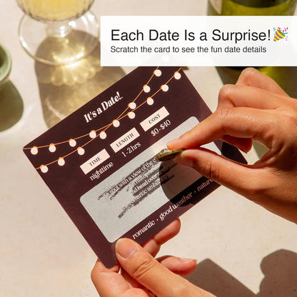 , 40 Fun and Romantic Scratch off Date Night Ideas for Him, Her, Girlfriend, Boyfriend, Wife, Husband & Couples, Valentine'S Gift for Men and Women