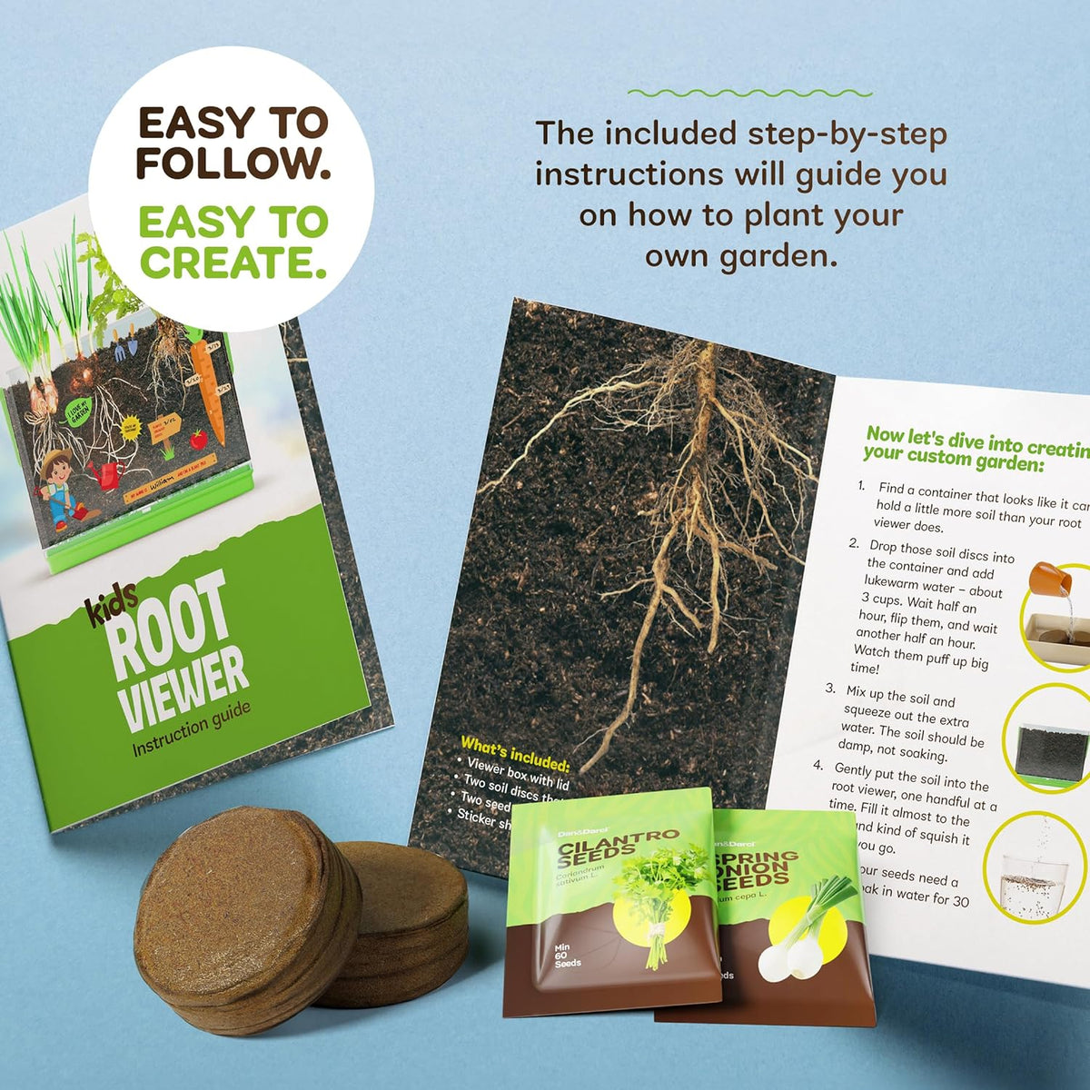 Root Viewer Kit for Kids - Grow Your Own Plant for Boys & Girls Gifts