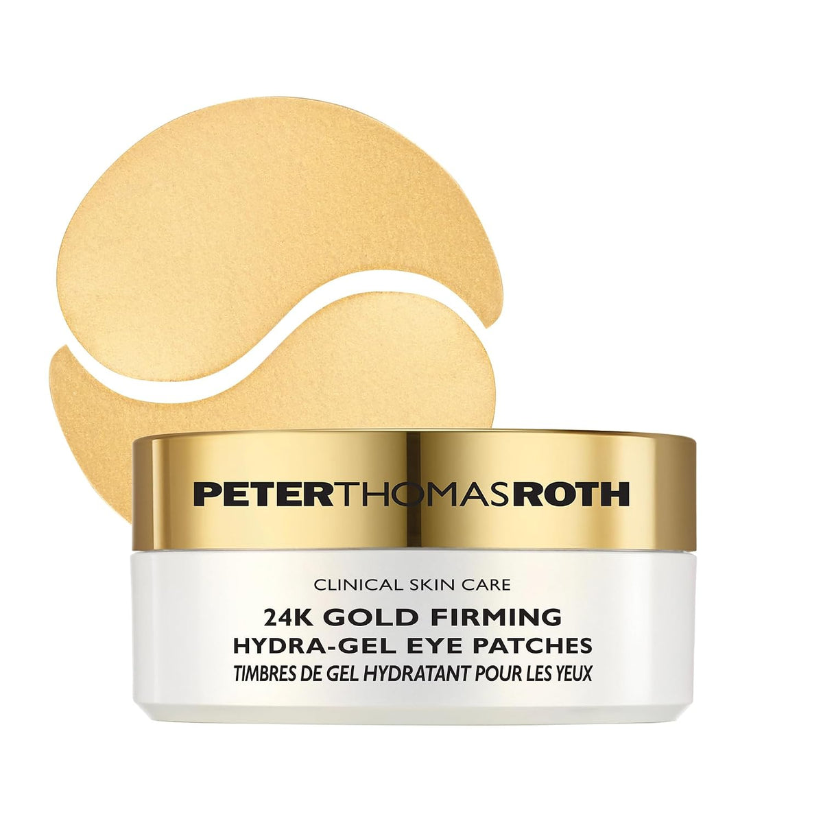 Peter Thomas Roth | 24K Gold Firming Hydra-Gel Eye Patches | Gold-Infused Eye Mask Patches for Fine Lines, Crow'S Feet and Dark Circles