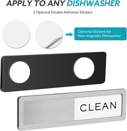 Clean Dirty Magnet for Dishwasher, Dishwasher Clean Dirty Sign