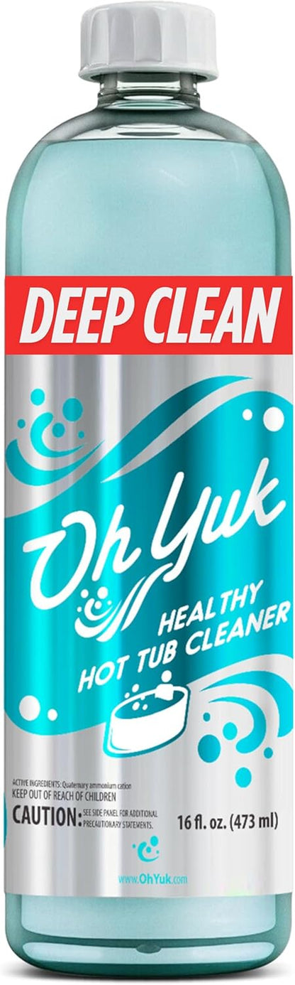 Healthy Hot Tub Cleaner, Hot Tub Cleaner for Indoor and Outdoor Hot Tubs and Spas - 16 Ounces