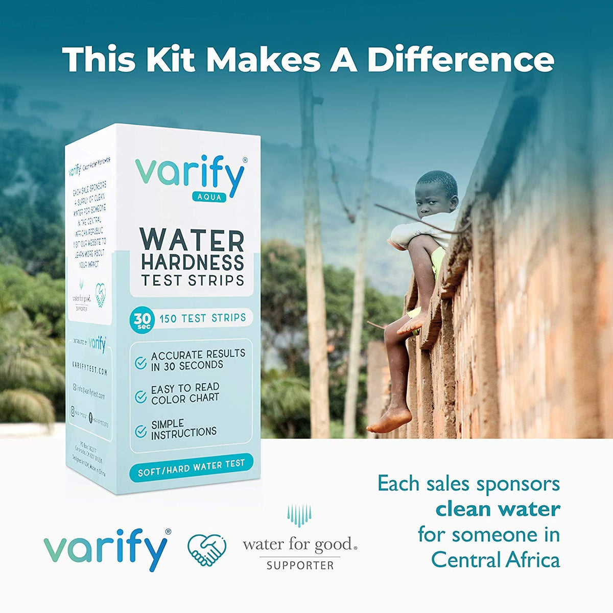 Water Hardness Test Kit - Hard Water Test Strips for Well & Home