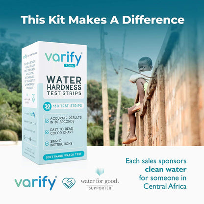 Water Hardness Test Kit - Hard Water Test Strips for Well & Home