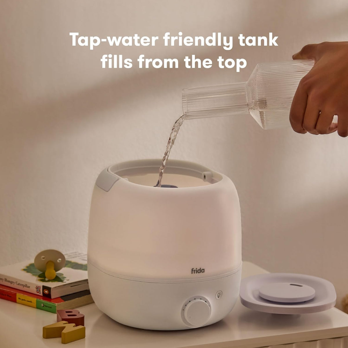 Frida Baby 3-In-1 Cool Mist Humidifier for Large Rooms & Bedroom, Diffuser