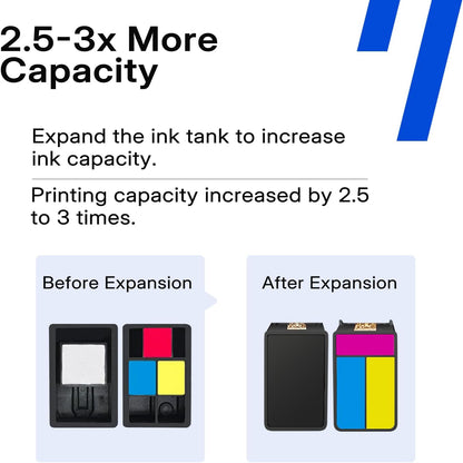 67XL Ink Cartridge Compatible for HP Ink 67 XL HP67 HP67XL Black Color 2PK