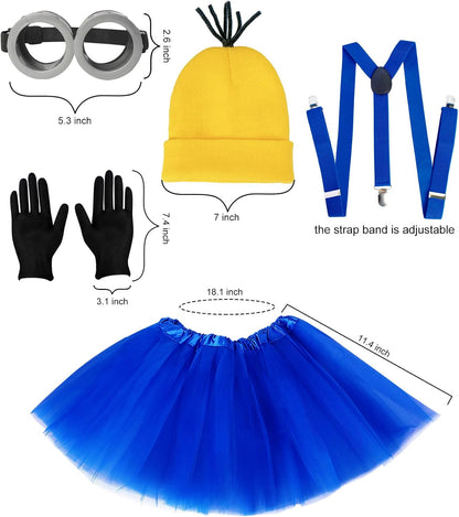 5 PCS Halloween Costumes for Kids Girls,Halloween Cosplay Dress Up