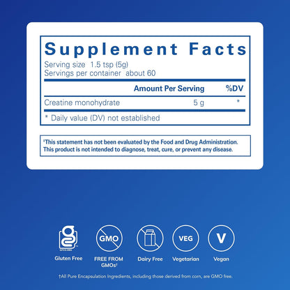 Creatine Supplement, 315 G (60 Servings)
