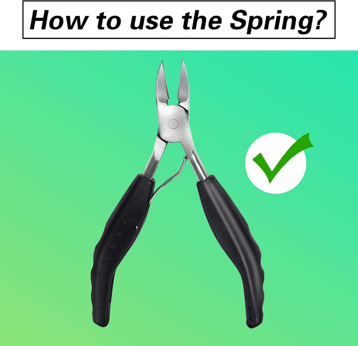 Heavy Duty Ingrown Toenail Clippers, Stainless Steel Toe Nail Trimmer
