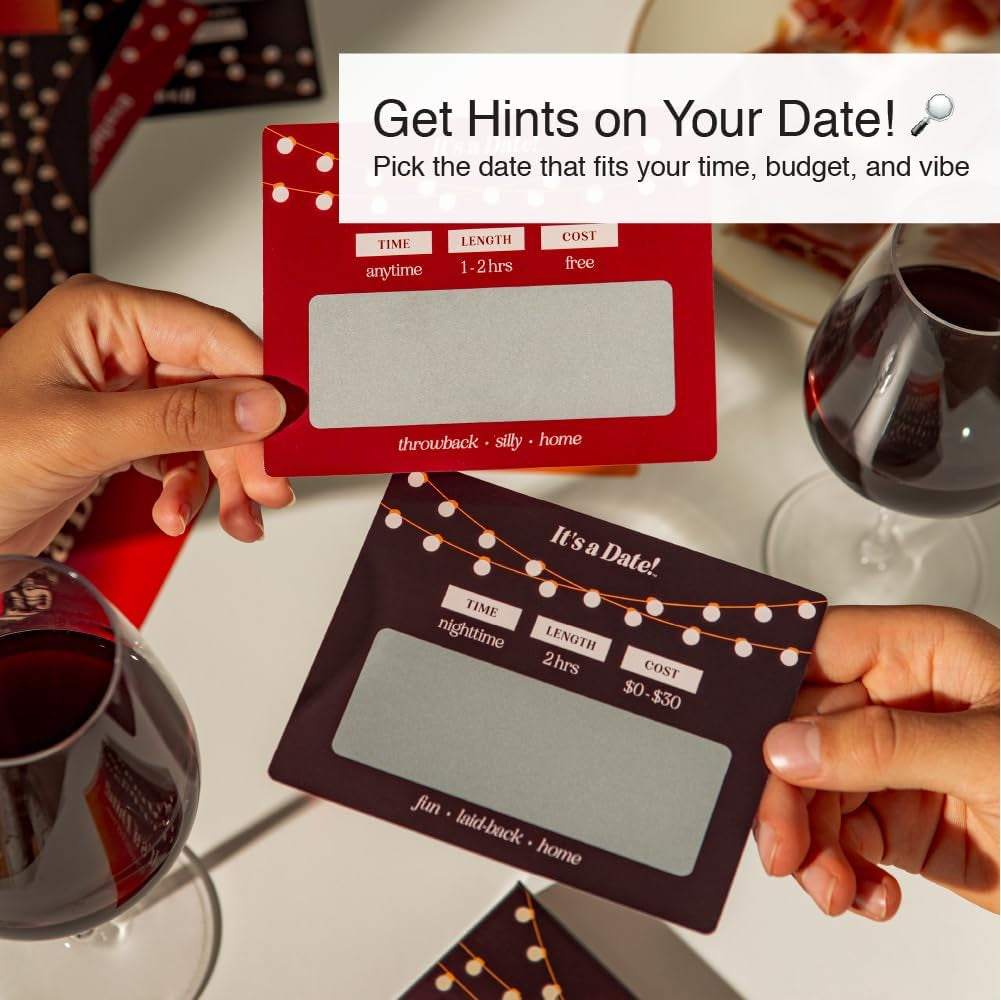 , 40 Fun and Romantic Scratch off Date Night Ideas for Him, Her, Girlfriend, Boyfriend, Wife, Husband & Couples, Valentine'S Gift for Men and Women