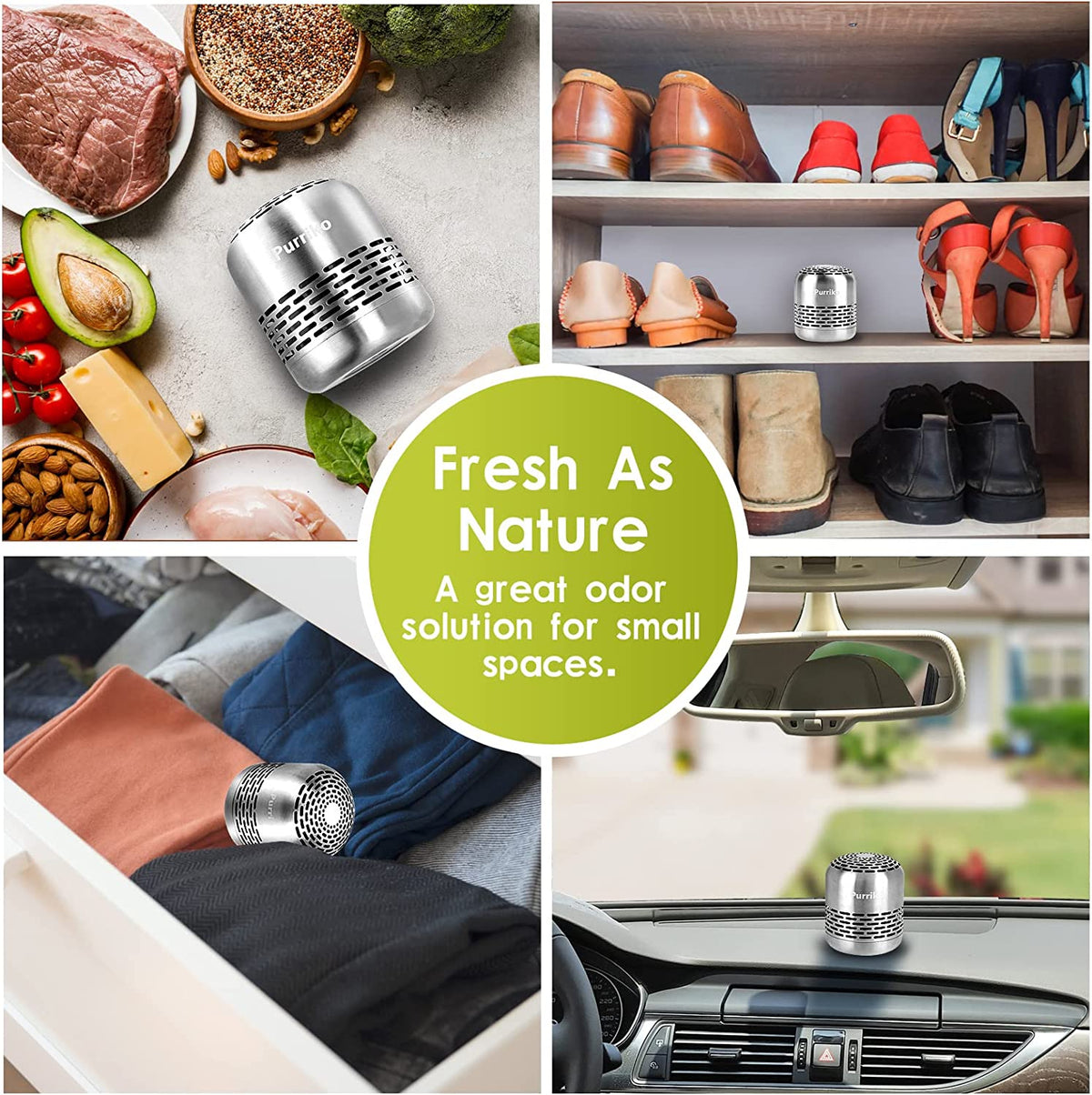 Refrigerator Deodorizer,Long-Lasting Fridge Odor Eliminator