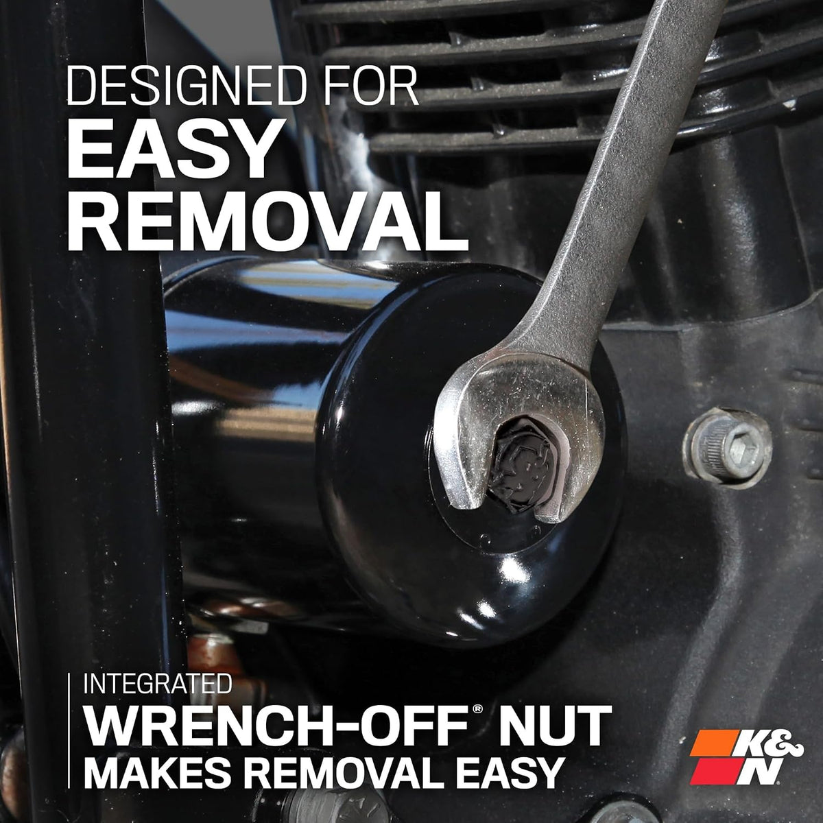 Motorcycle Oil Filter: High Performance, Premium, KN-138