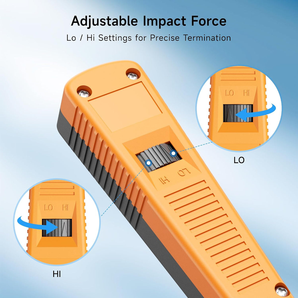 Punch down Tool with 110 Blade for Cat 8/7/6A/6/5E Network