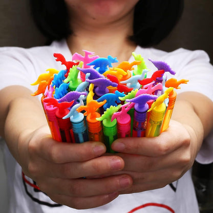 32 Pack Bubble for Kids Party Favors, 8 Style Dinosaur Mini Bubble Wands