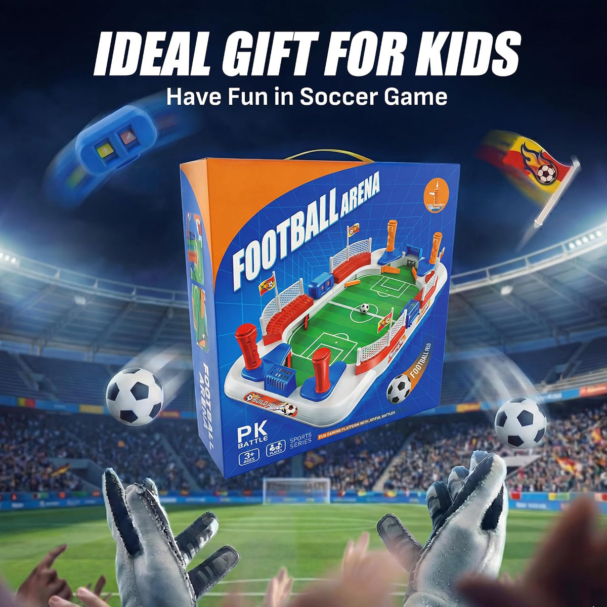 Mini Foosball Table Toy Age 4-12, Soccer Board Games for Kids