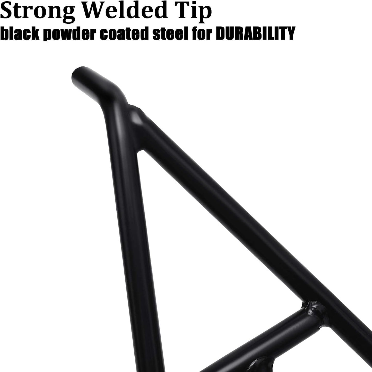 Triangle Stand for Dirt Bike, Solid Steel Structure Dirt Bike Stand, Universal for 80-500Cc Supermoto Motocross Enduro Pit Bike-Black