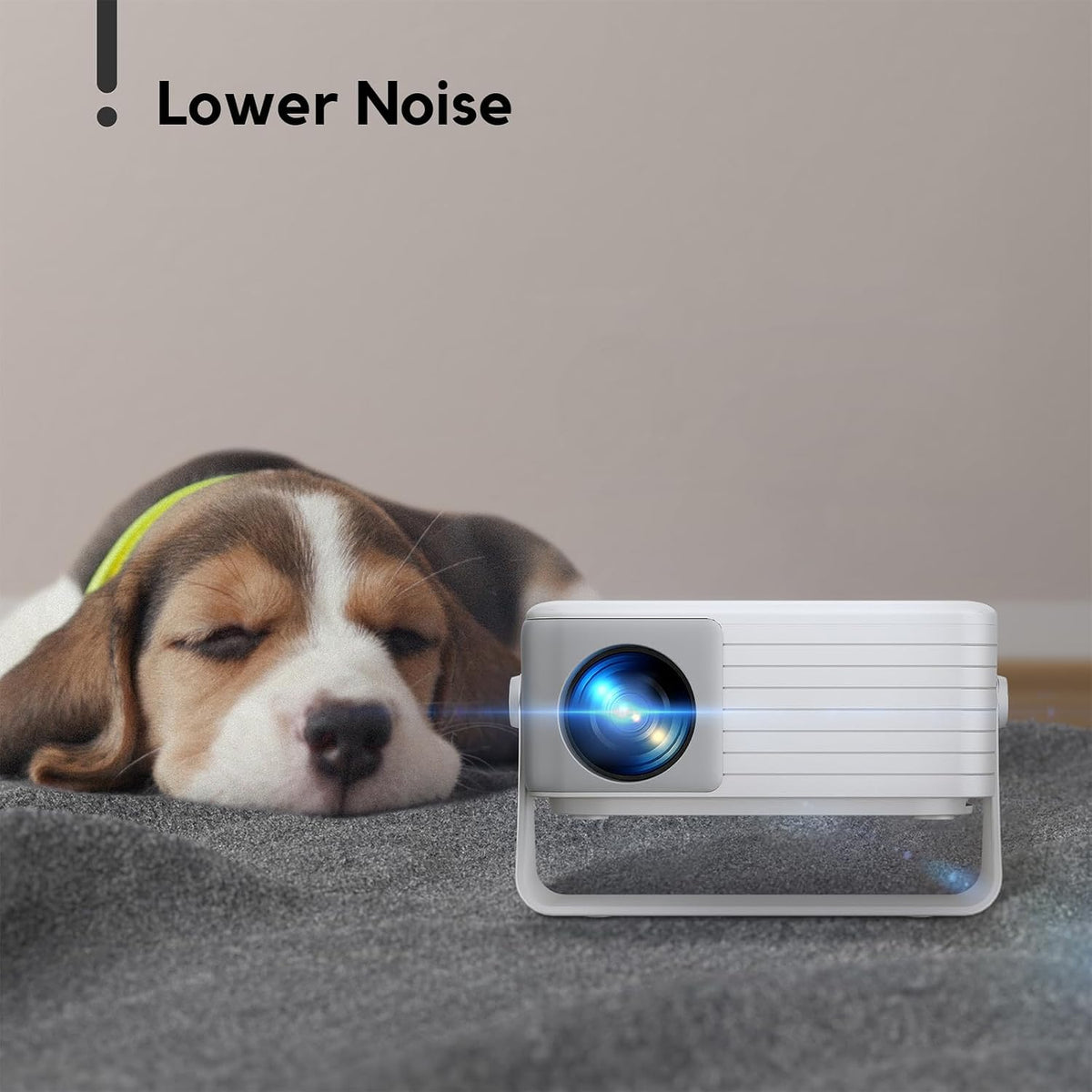 Mini Projector with Wifi and Bluetooth,  2026 Upgraded Projector 1080P
