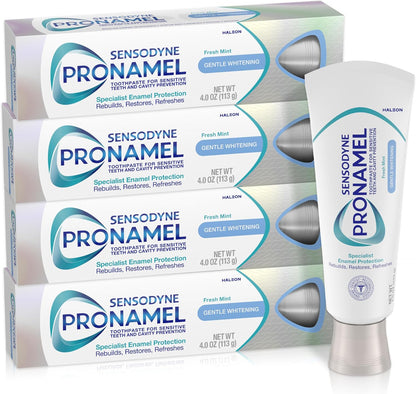 Gentle Whitening Fresh Mint Toothpaste, 4 Oz (4 Pack)