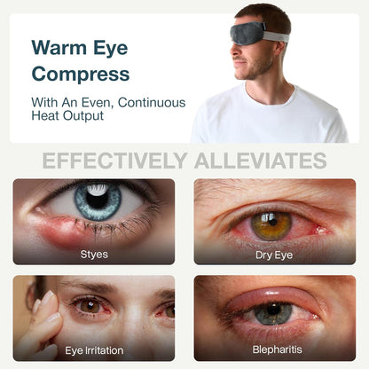 Heated Eye Compress, Warm Compress for Dry Eyes, Blepharitis & MGD