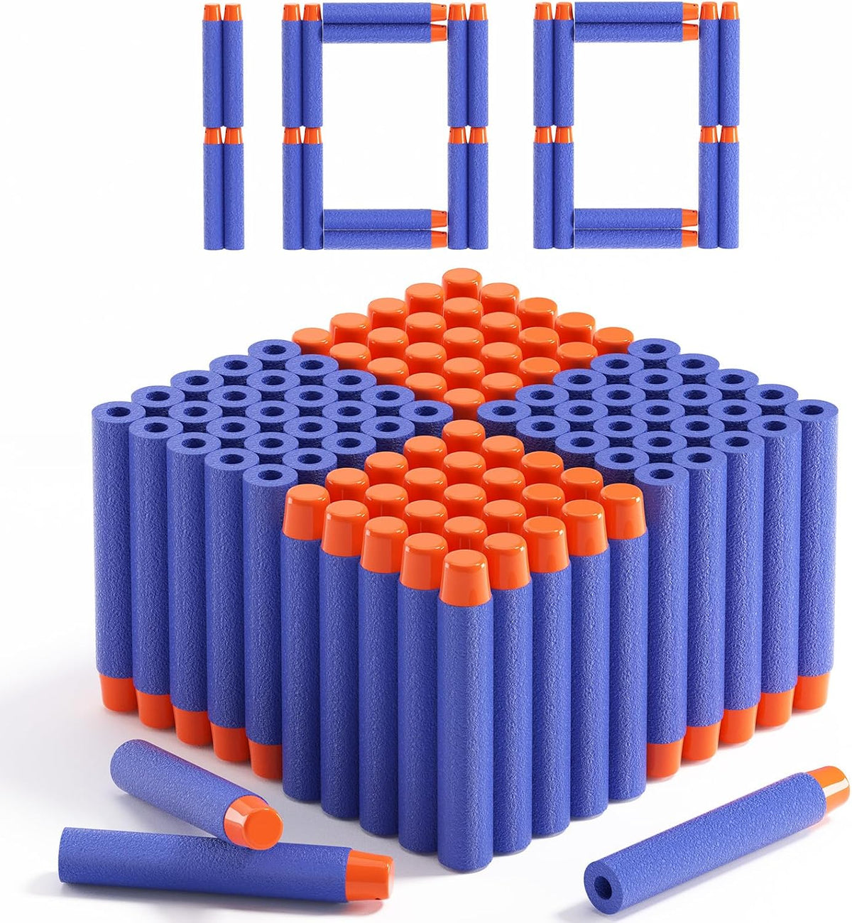 100PCS Refill Darts Ammo Pack for Nerf Elite Blasters