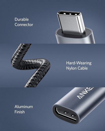 USB-C to Displayport Adapter, Mirror or Extend up to 4K@60Hz Adapter