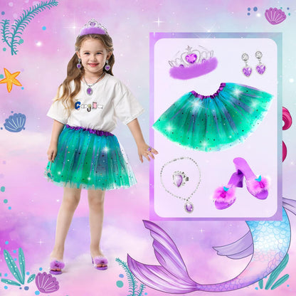 Princess Dress up for Girl 3 4 5 6 Years Old Birthday Gifts Toys